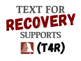 Text 4 Recovery Supports T4R Logo